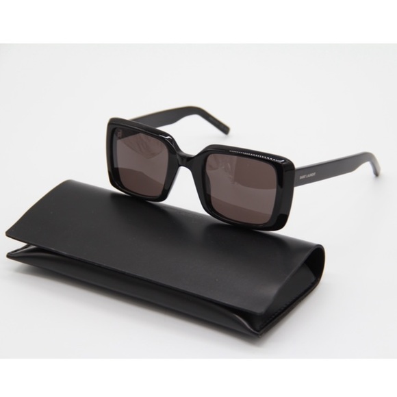 NEW SL497 001 SUNGLASSES SAINT LAURENT SL 497 001 WOMEN’S EYEWEAR - Picture 2 of 13